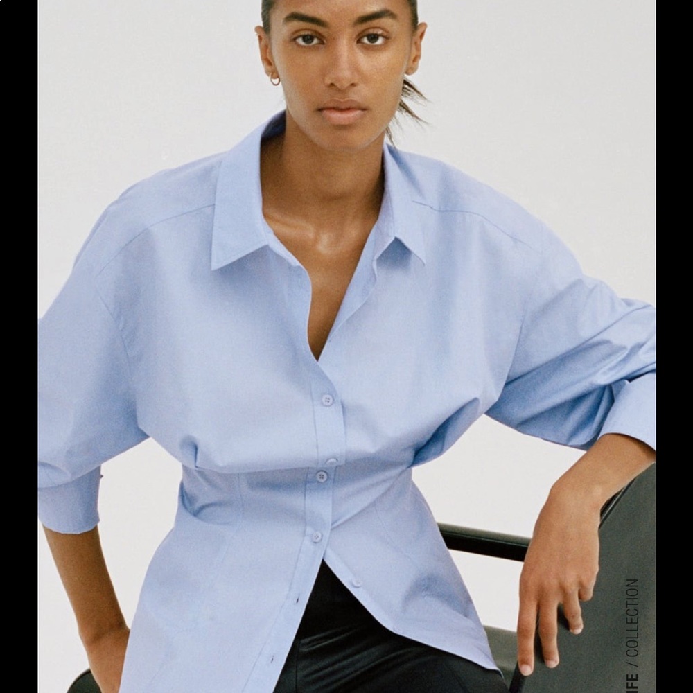 Fitted Poplin Shirt by Zara